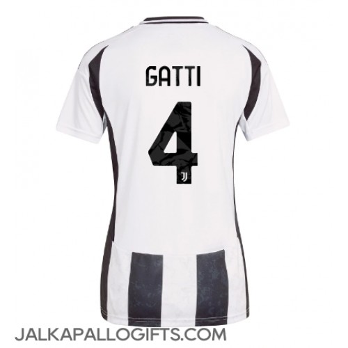 Juventus Federico Gatti #4 Kotipaita Naiset 2024-25 Lyhythihainen